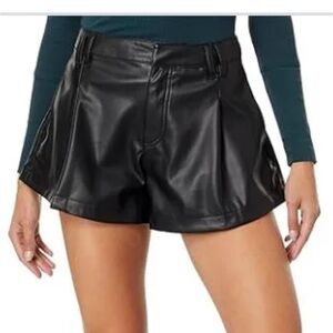 Free People Reign Vegan Leather shorts